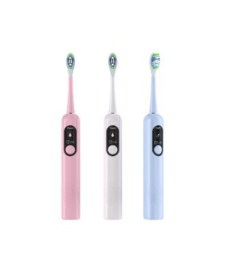 LCD Display Sonic Electric Toothbrush Portable Travel for Adults with 2 Brush Heads LCD Display Sonic Electric Toothbrush Portable Travel for Adults with 2 Brush Heads