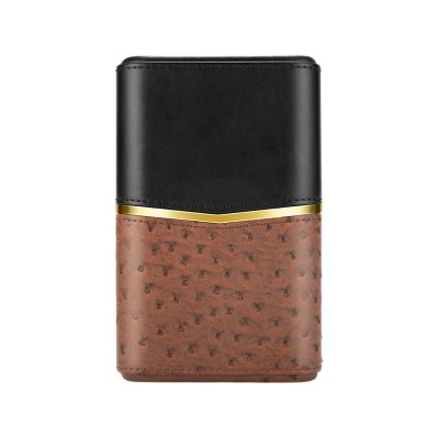 Travel Cigar Case Portable Leather Humidor Travel Cigar Case Portable Leather Humidor