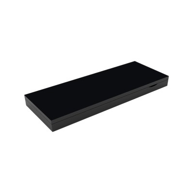 Black Cedar Cigar Humidor Glossy Surface Handmade Cigar Storage Box Black Cedar Cigar Humidor Glossy Surface Handmade Cigar Storage Box