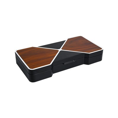 Laser Engraved Rectangular Spanish Cedar Cigar Humidor Box Laser Engraved Rectangular Spanish Cedar Cigar Humidor Box