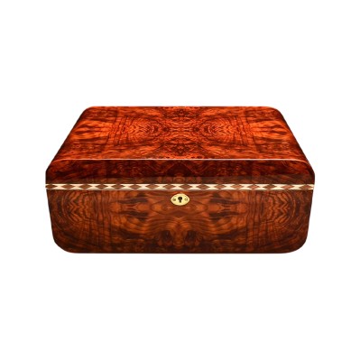 Luxury Vintage Dual Zone Storage Piano Lacquer Cedar Cigar Humidor with Humidifier Luxury Vintage Dual Zone Storage Piano Lacquer Cedar Cigar Humidor with Humidifier