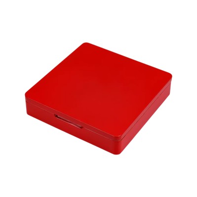 Classic Blank Vibrant Red Wood Cigar Humidor High Gloss Piano Finish Cedar Portable Moisture Proof Classic Blank Vibrant Red Wood Cigar Humidor High Gloss Piano Finish Cedar Portable Moisture Proof