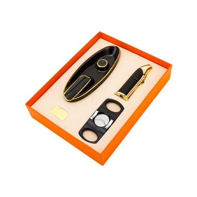 Cigar Torch Lighter and Cutter Gift Set Windproof Portable Cigar Torch Lighter and Cutter Gift Set Windproof Portable