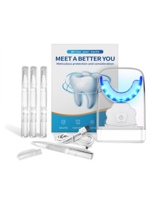 Home Use Rechargeable Wireless Teeth Whitening Light Device IPX7 Waterproof