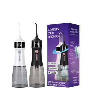 Handheld Cordless Water Flosser IPX7 Waterproof 3 Pressure Levels Portable Oral Care
